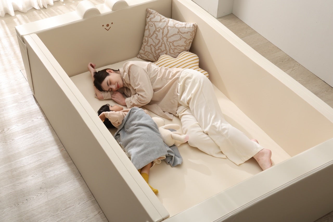 Family Bumper Bed - Baby Bed, Floor Mat, Play Area and Sofa