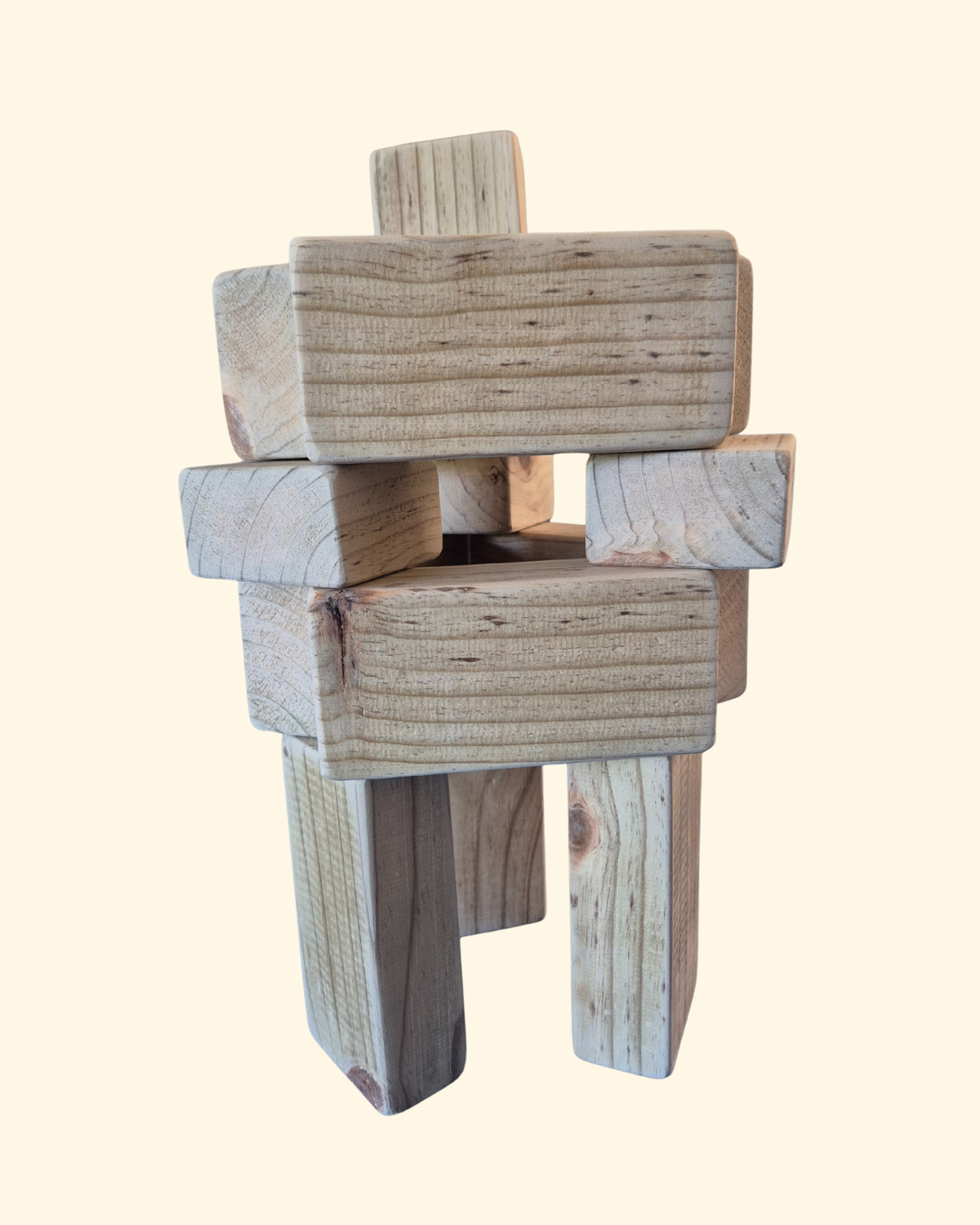 Large Wooden Bricks – Montessori-Inspired Building Blocks - Free Delivery