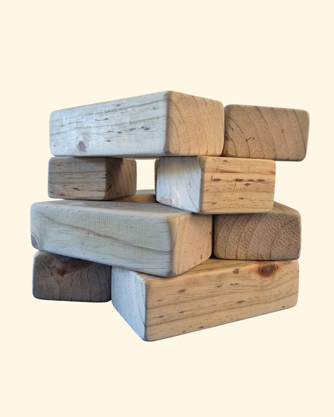 Large Wooden Bricks – Montessori-Inspired Building Blocks - Free Delivery
