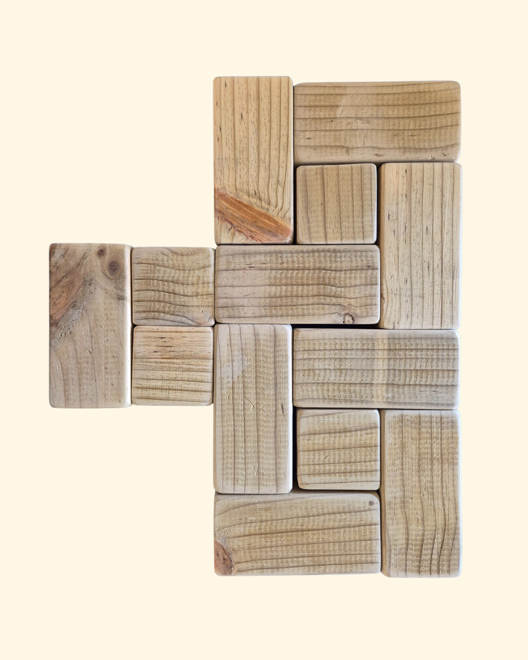 Large Wooden Bricks – Montessori-Inspired Building Blocks - Free Delivery