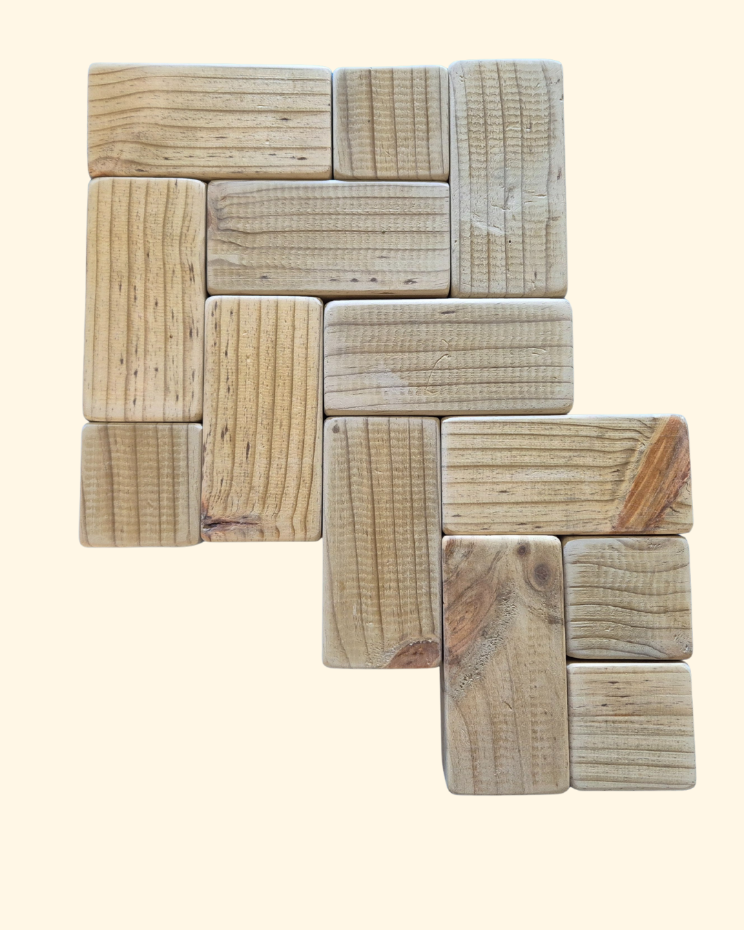 Large Wooden Bricks – Montessori-Inspired Building Blocks - Free Delivery