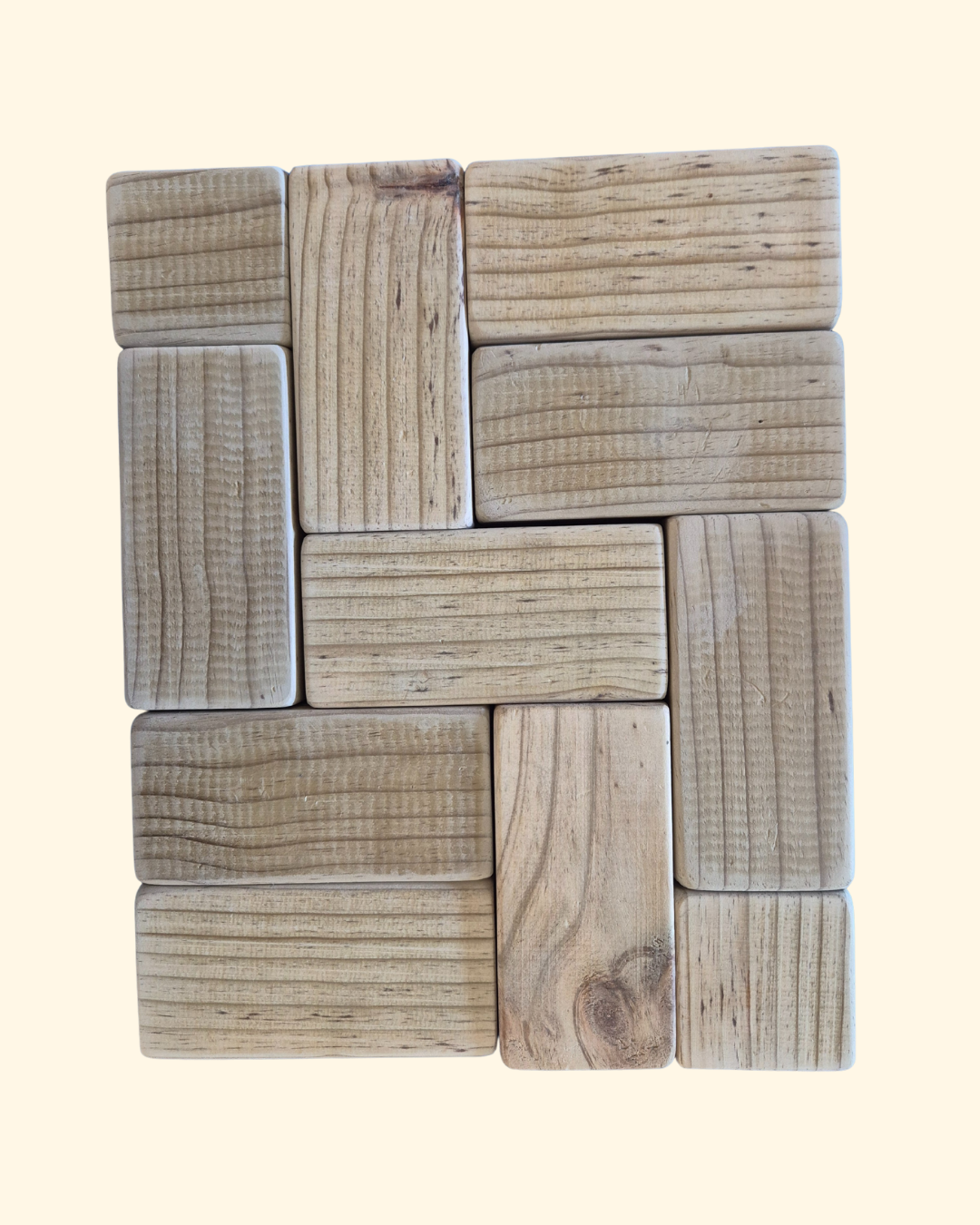 Large Wooden Bricks – Montessori-Inspired Building Blocks - Free Delivery