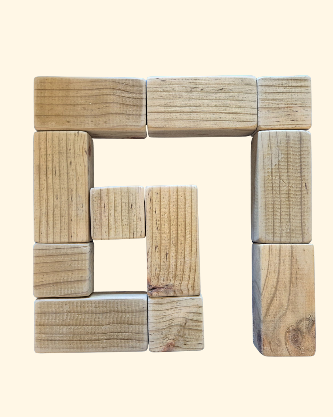 Large Wooden Bricks – Montessori-Inspired Building Blocks - Free Delivery
