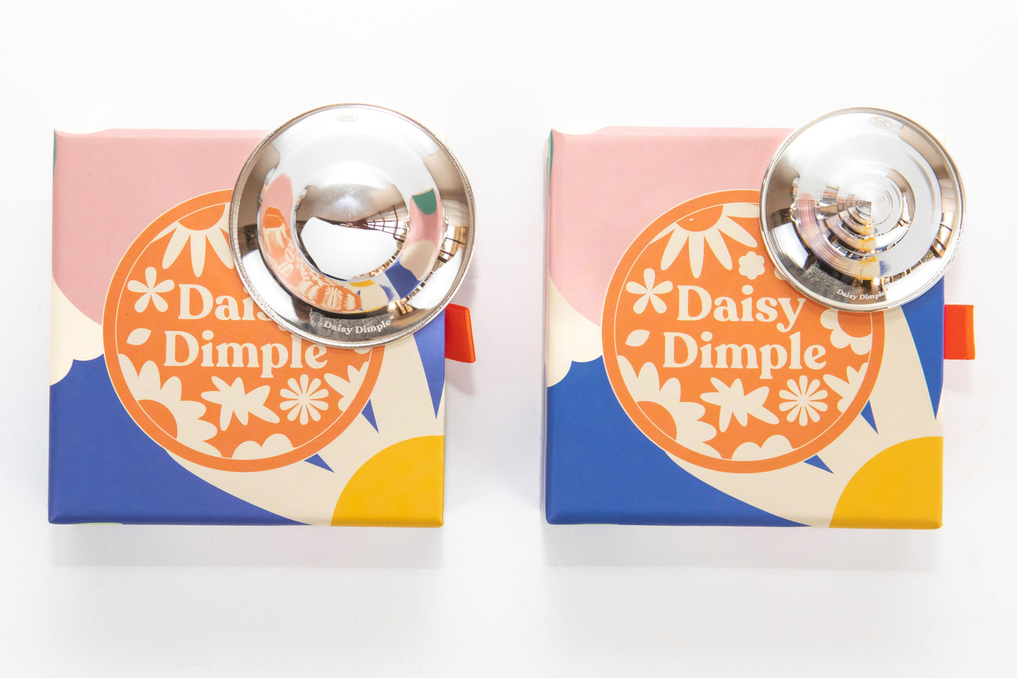 99.9% Pure Silver Nipple Cups - Glossy